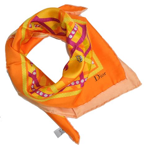 orange dior scarf|christian Dior scarves for sale.